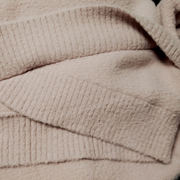 Express Womans Mock Neck Dolman Faux Wrap Hem Sweater - Picture 4 of 8